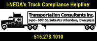 INEDA's Truck Compliance Helpline: 515-278-1010
